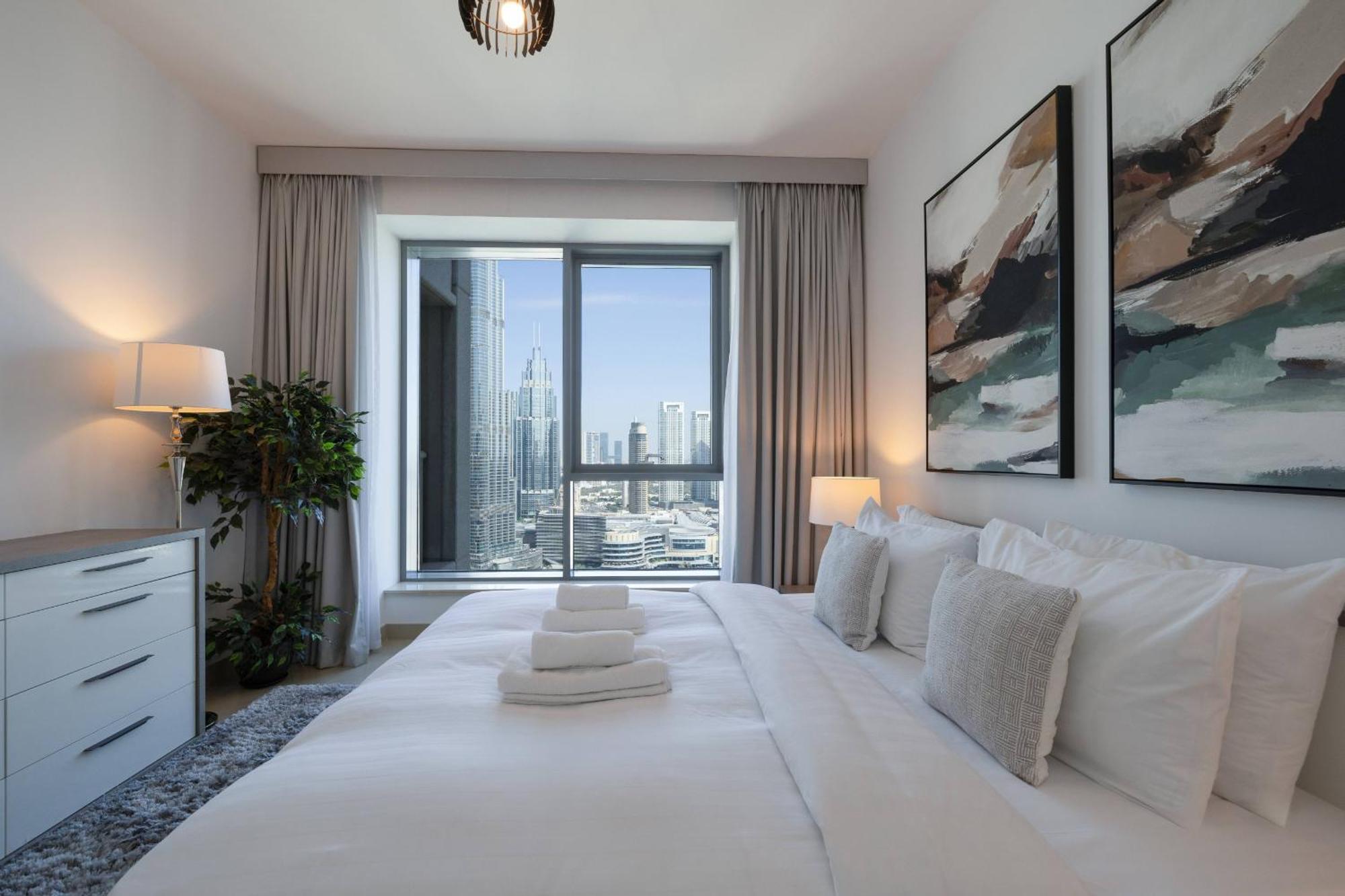 Signature Burj Khalifa View Residence Dubai Bagian luar foto